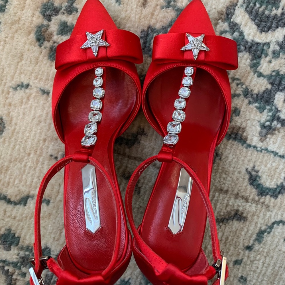 red high heels